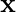 \mathbf{x}