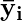 \mathbf{\bar{y}_i}