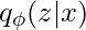 q_\phi(z|x)