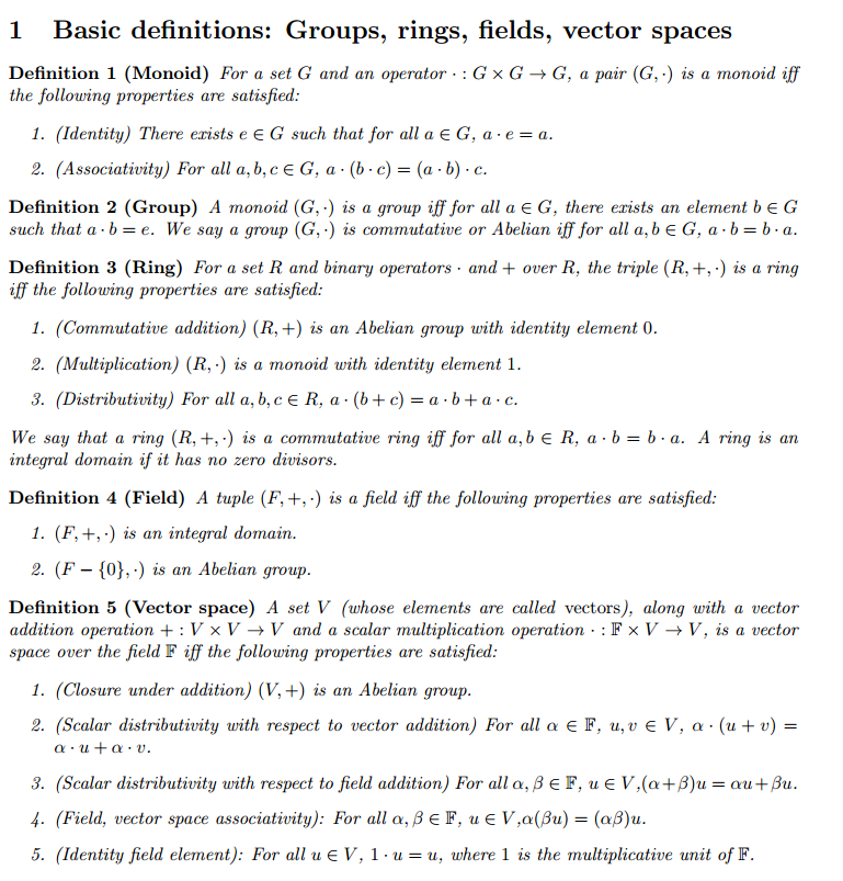 Tensor Algebras - Dummit and Foote, Section 11.5