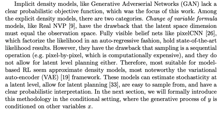 Using generative models to make probabilistic statements about